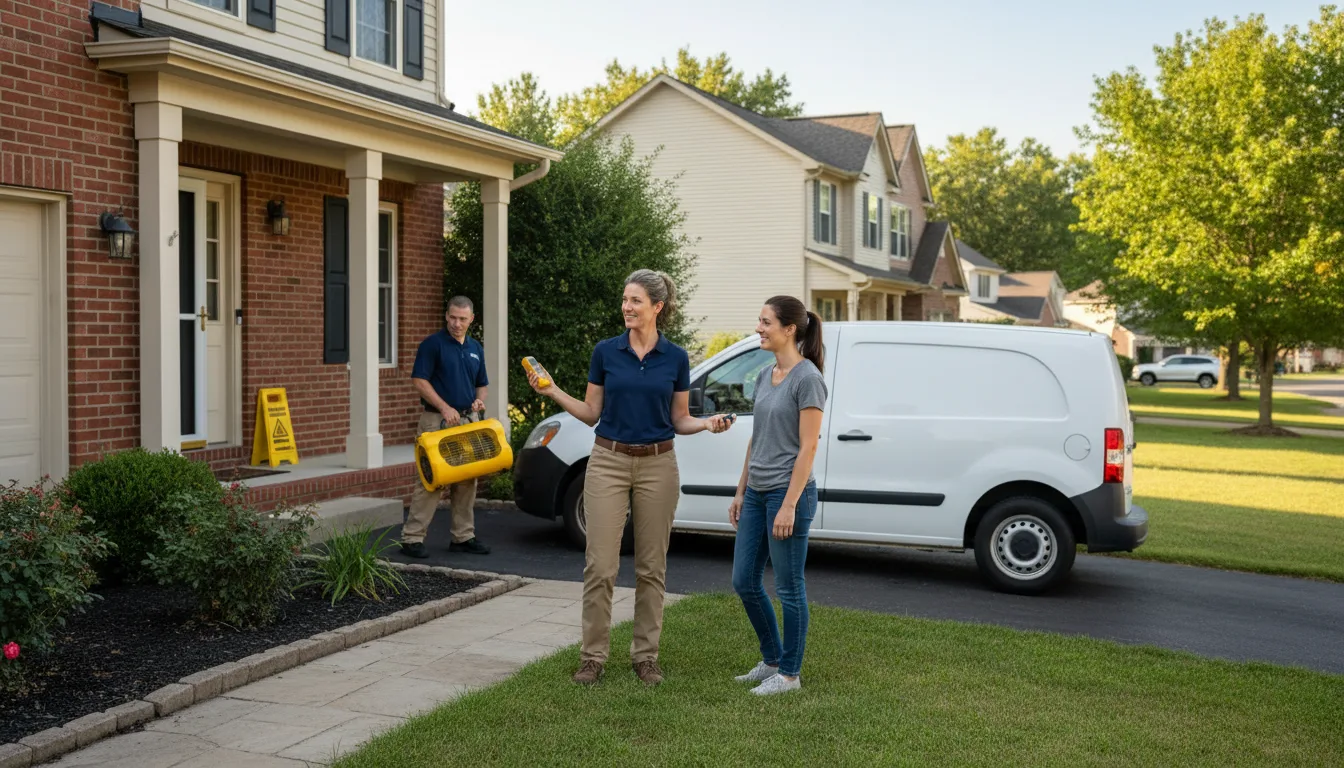 Water restoration image for Dehumidification And Cleanup Services in Penn Laird, VA